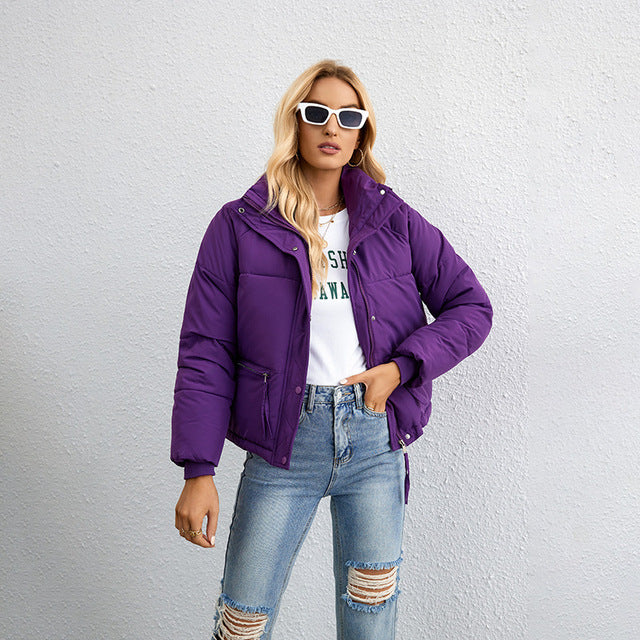 Gepolsterte Herbstjacke mit warmer Fütterung – Elvira