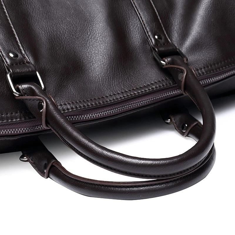 Große Kapazität Leder-Reisetasche – Leicht & Strapazierfähiges Handgepäck