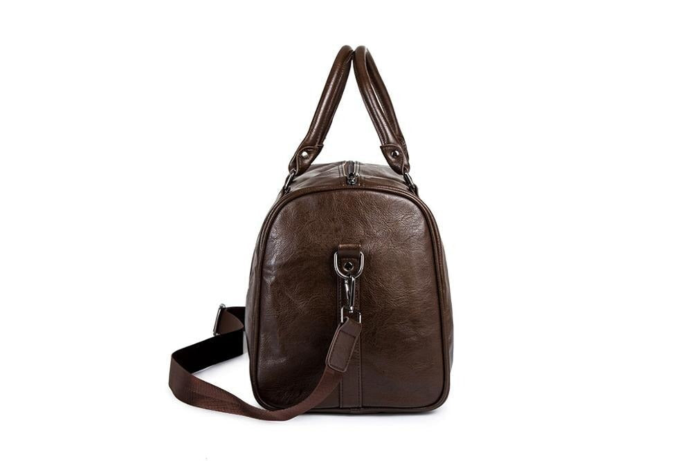 Große Kapazität Leder-Reisetasche – Leicht & Strapazierfähiges Handgepäck