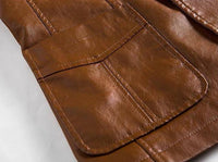 Herren-Lederblazer – Leonardo