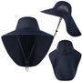 UV-Schutz Sonnenhut Damen mit Netz & Kordelzug – Freja