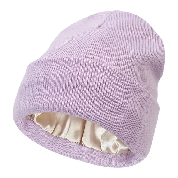 Wintermütze mit Seidenfutter - Noor