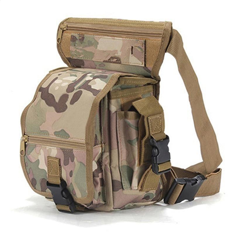 Strapazierfähige Taktische Oberschenkel-Tasche für Herren – Wasserdichtes Multi-Taschen-Design