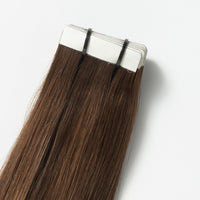 Tape-in Haarverlängerungen – Veloura Tape (Warme Braune Balayage 2+7)