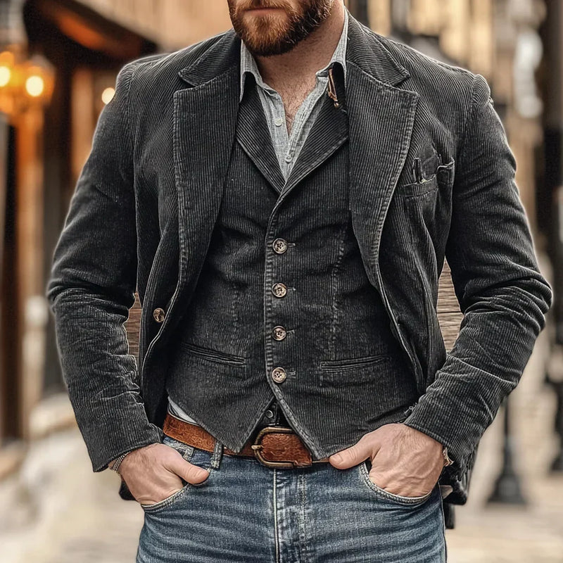 Herrenanzug aus Jacke und Westen - Victor