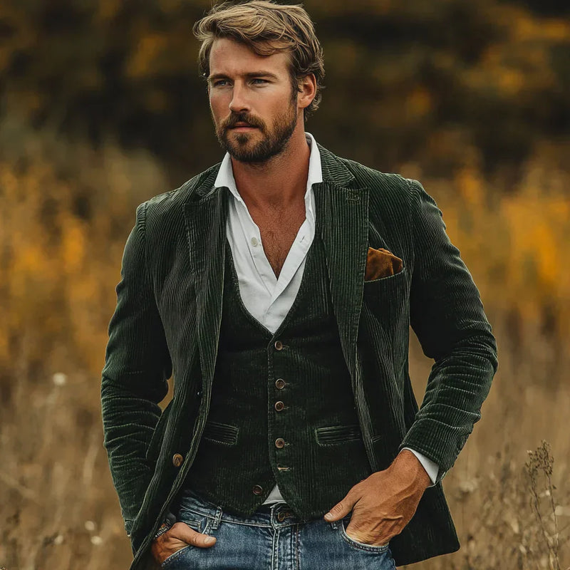 Herrenanzug aus Jacke und Westen - Victor