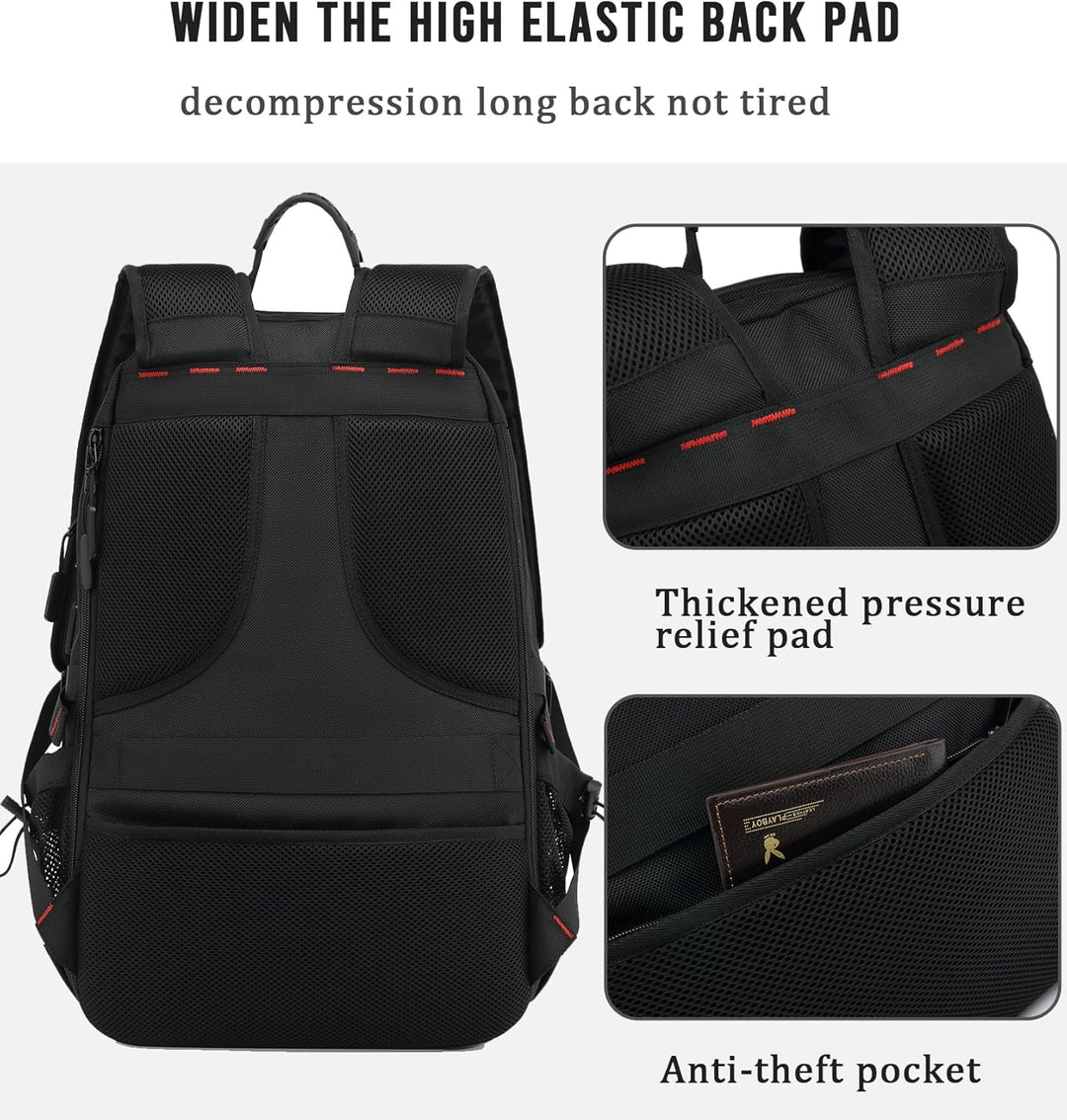 60L Wasserdichter Reiserucksack mit USB-Anschluss und Schuhfach