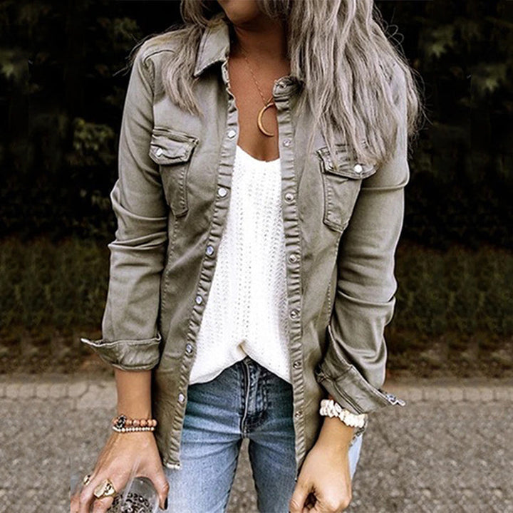 Stilvolle Damen-Jeansjacke - Elisa
