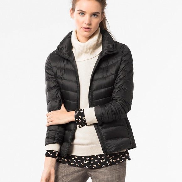 Federleichte Damen Daunenjacke – Alina Herbstzauber