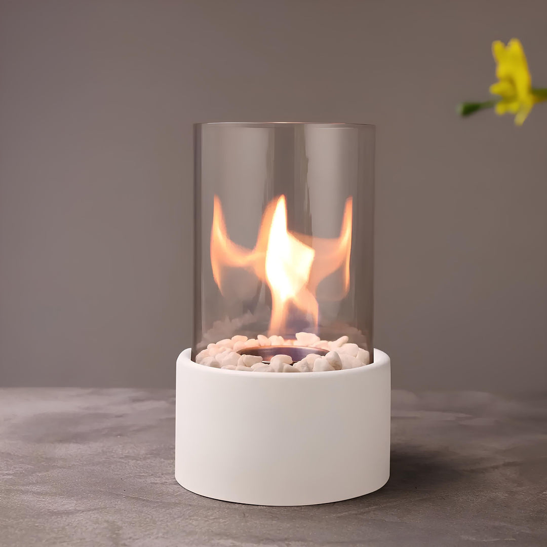 Klassische Öllampe mit offener Flamme - Lumora