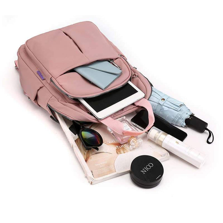 Wasserbeständiger USB-aufladbarer Anti-Diebstahl-Rucksack – Multi-Fach-Design