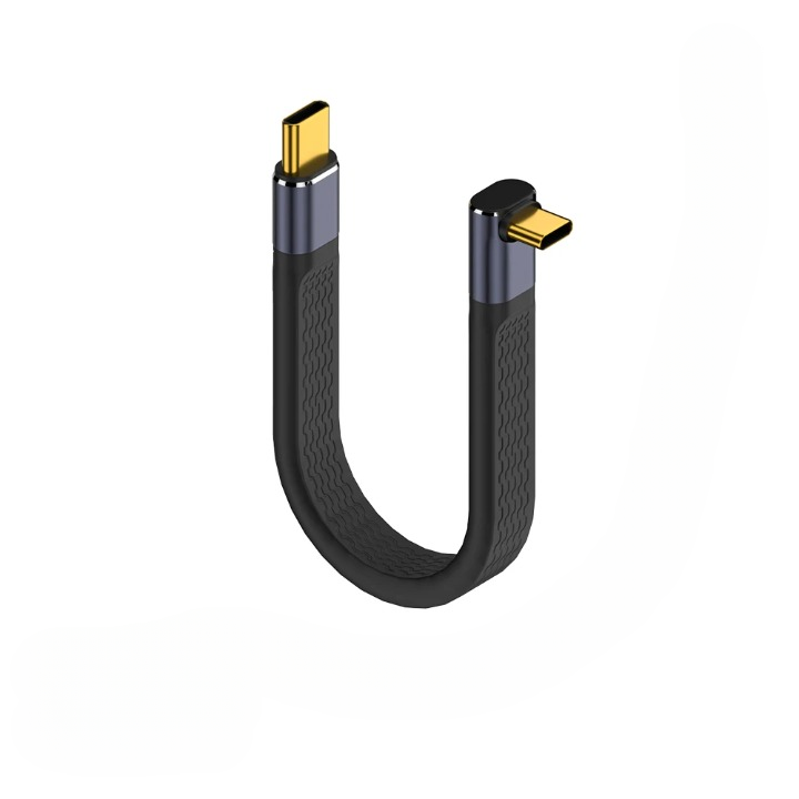 USB4 Elbow Connector Cable – 40Gbps, 240W PD & 8K Video Output (Buy 1, Take 1 FREE)-240W 40Gbps FPC L3-State of Style
