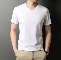 Slim Fit V-Ausschnitt T-Shirt Herren – Bequem & Alltagstauglich – Jonas