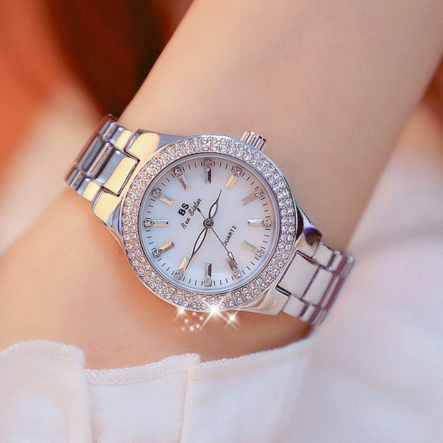 Damen Quarz Uhr mit Glänzender Oberfläche – Esmée