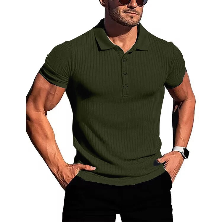 Bequem & Stilvoll Atmungsaktives Herren Poloshirt mit Knopfleiste – Nevan