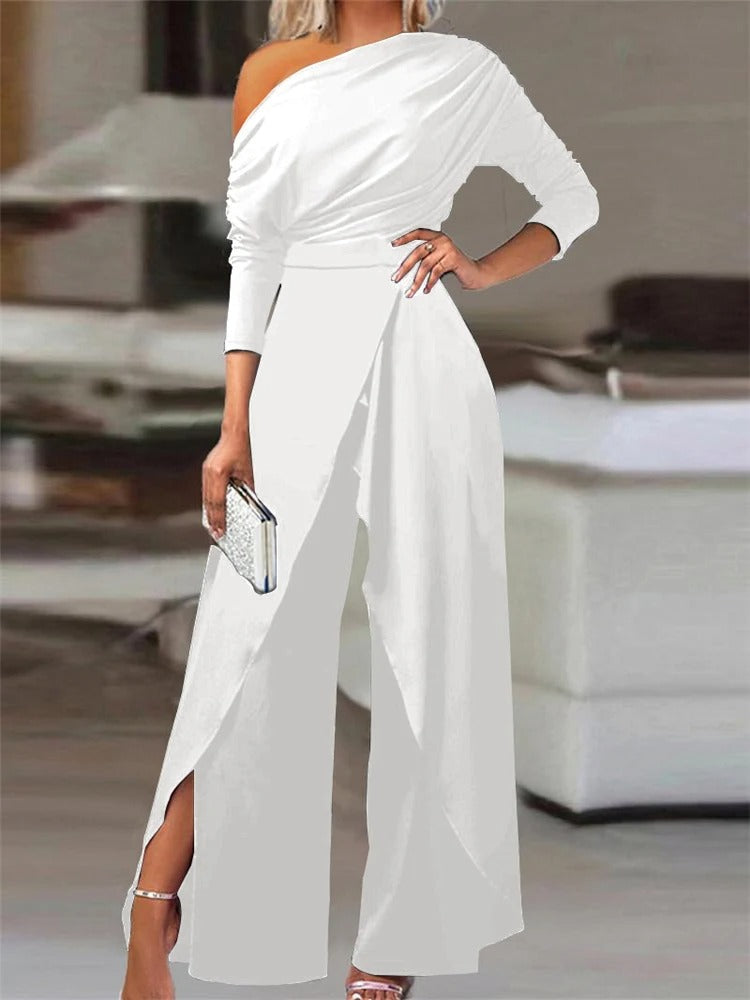 One-Shoulder Jumpsuit mit Rüschen - Valerie