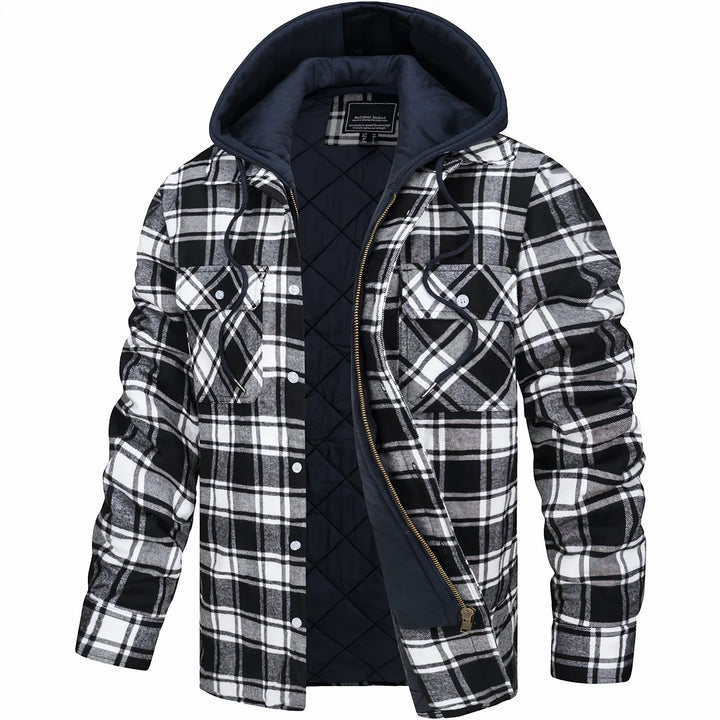 Herren Karo Herbstjacke – Finn