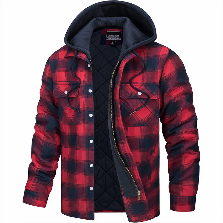 Herren Karo Herbstjacke – Finn
