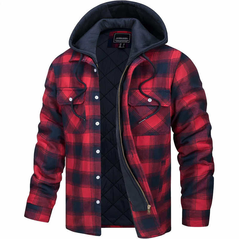 Herren Karo Herbstjacke – Finn