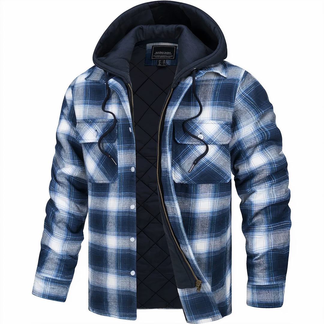 Herren Karo Herbstjacke – Finn
