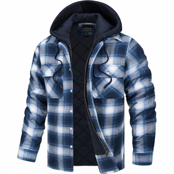 Herren Karo Herbstjacke – Finn