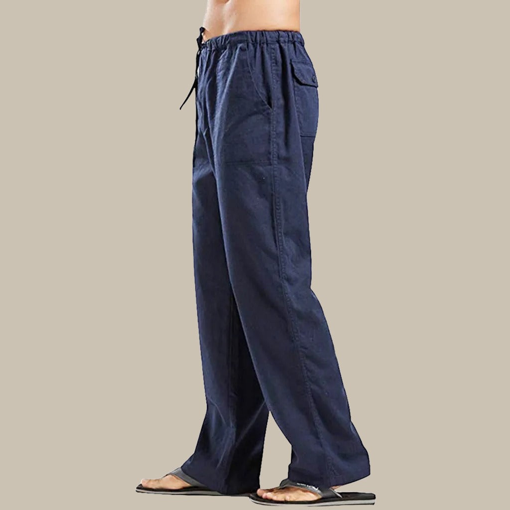Luftige Leinen Sommerhose für Herren – Mailand