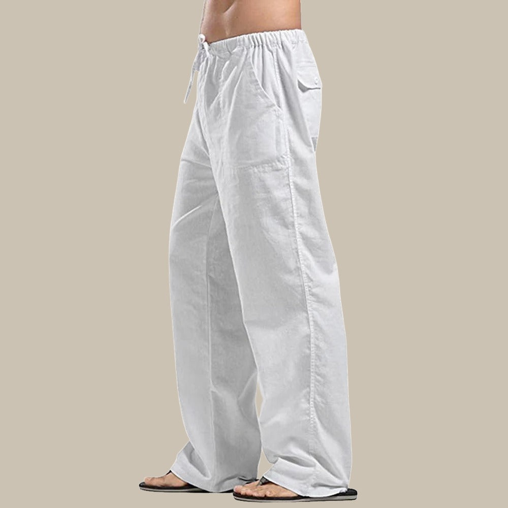 Luftige Leinen Sommerhose für Herren – Mailand