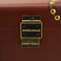 Vintage Leder-Overnight-Handgepäckkoffer mit Legierungsschloss – Heritage Braun
