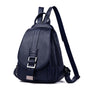 Premium wasserdichter Lederrucksack für Damen
