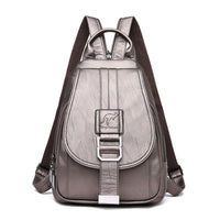 Premium wasserdichter Lederrucksack für Damen