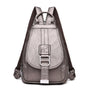 Premium wasserdichter Lederrucksack für Damen