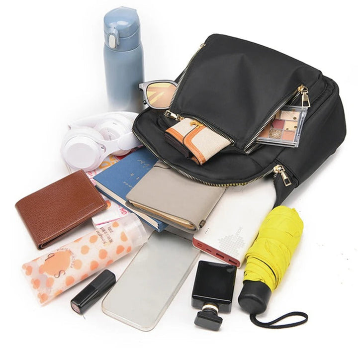Damen PU Leder Reiserucksack