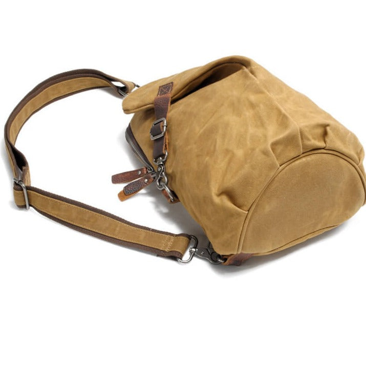 Wasserabweisende Canvas-Umhängetasche mit Anti-Diebstahlfach – MultiWear