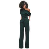 Effen Bodycon Damen Jumpsuit - Sofia