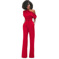 Effen Bodycon Damen Jumpsuit - Sofia