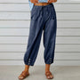 Leichte Sommer-Leinenhose mit Kordelzug & weitem Schnitt – Mira